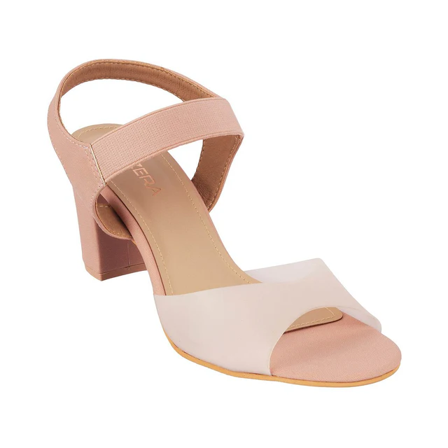 Two-Tone Block Heel Sandals
