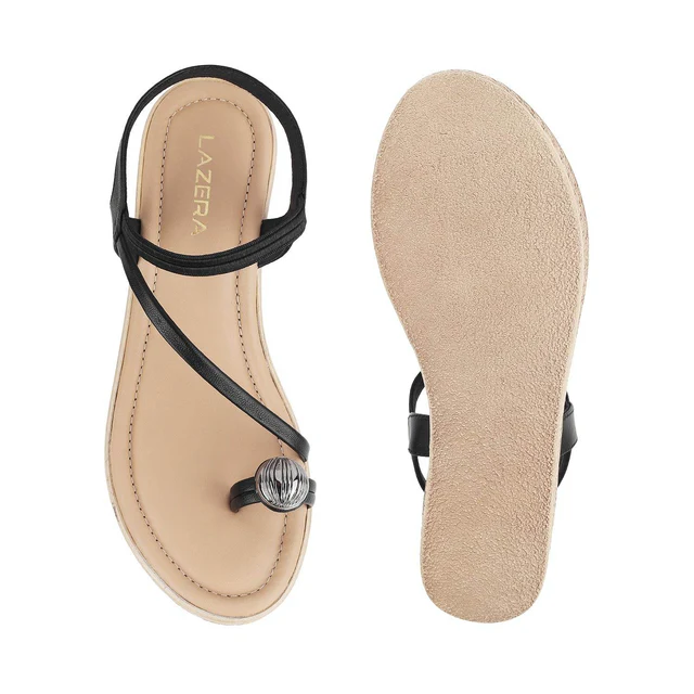 Elegant T-Strap Wedge Sandals