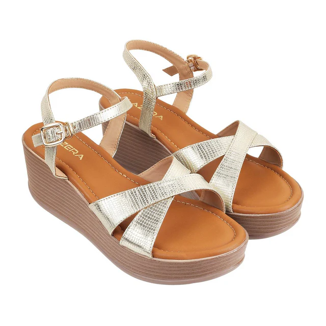 Mid-Heel Platform Sandals