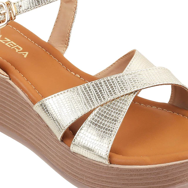 Mid-Heel Platform Sandals