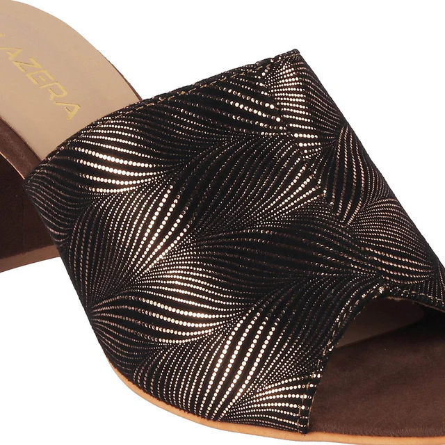 Womens Casual Chic Medium Heel Chappal