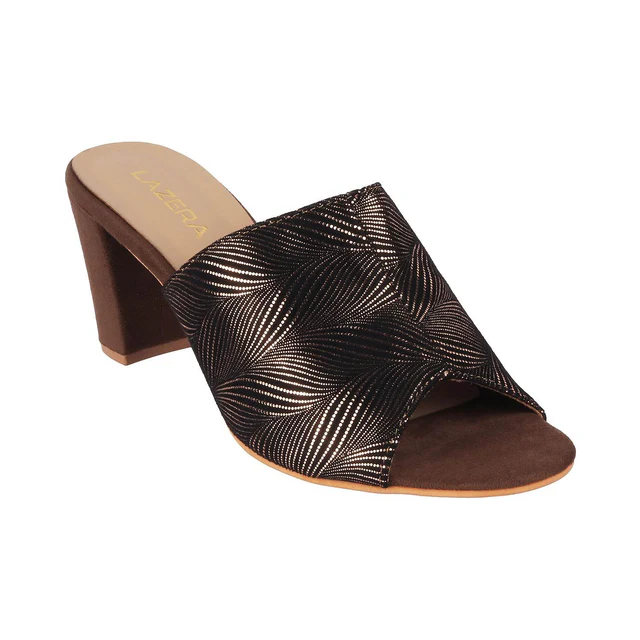 Womens Casual Chic Medium Heel Chappal