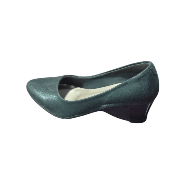 Womens Sleek Medium Heel Closed-Toe Chic Sandals