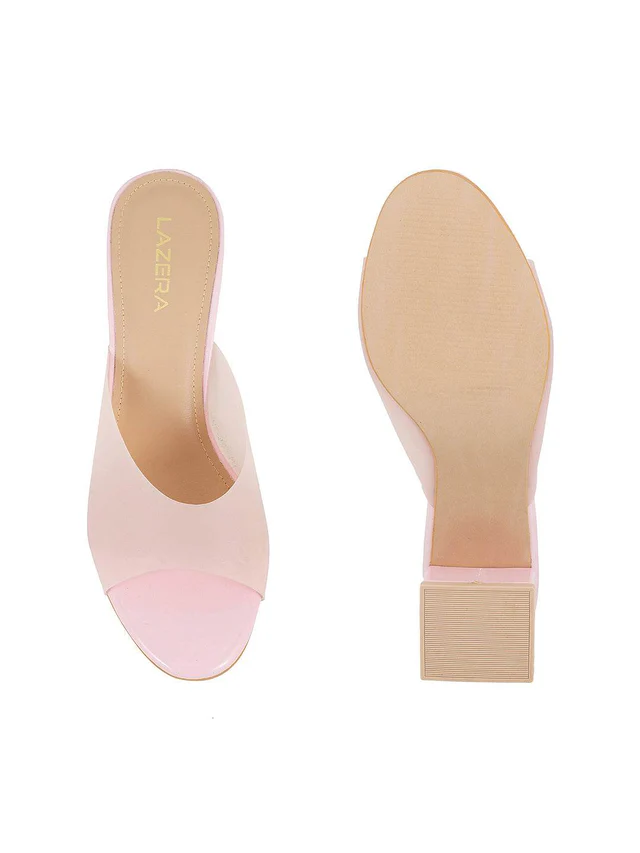 Womens Casual Chic Medium Heel Chappal