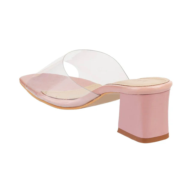 Womens Casual Chic Medium Heel Chappal