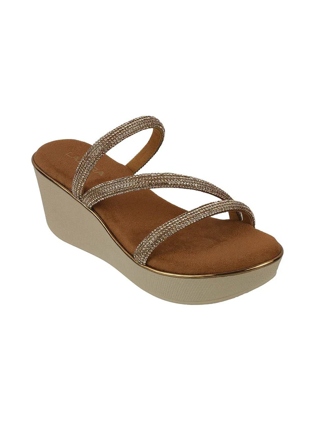 Womens Sparkle Glide Wedges