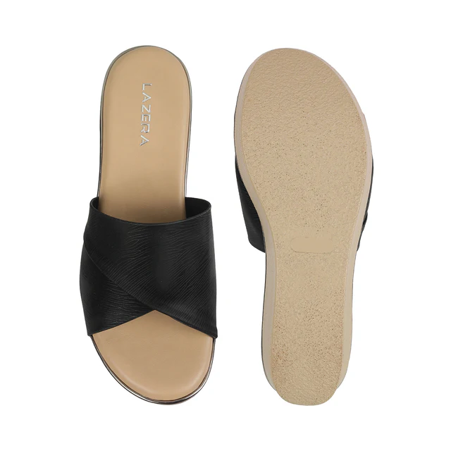 Women’s Criss-Cross Wedge Slide Sandals