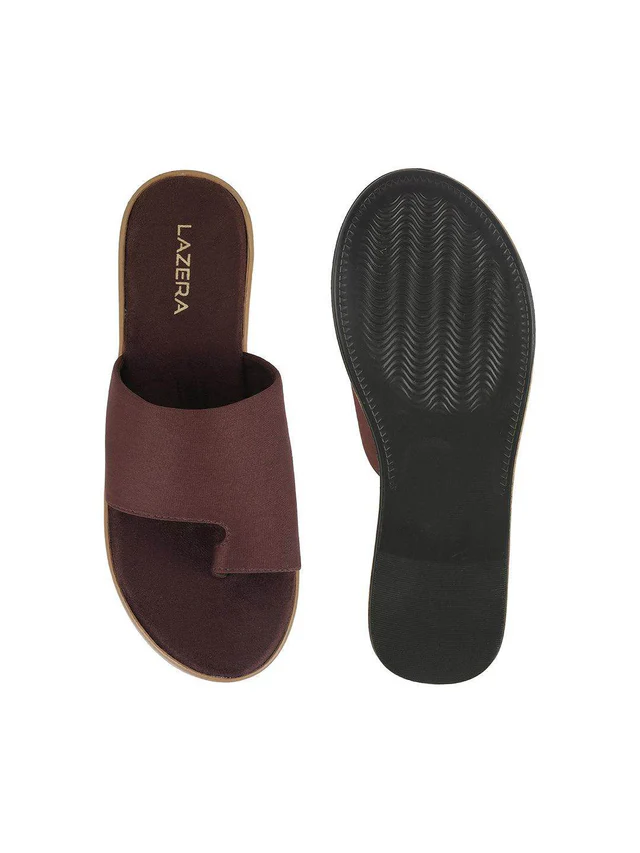Womens Mid-Heel Platform Slip-on Chappal