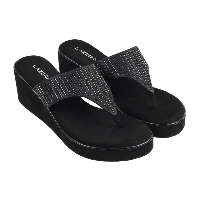 Womens Glamour Medium Heel Platform Part...