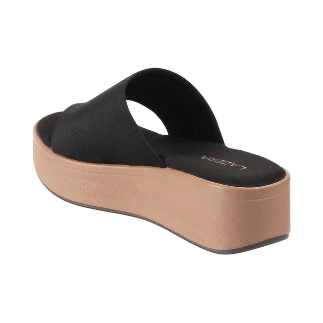 Womens Mid-Heel Platform Slip-on Chappal