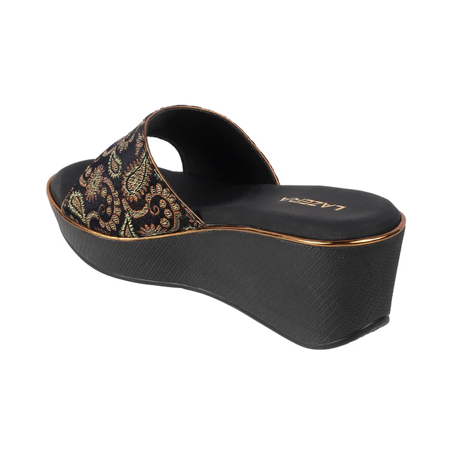 Women's Ethnic Brocade Wedge Sandals