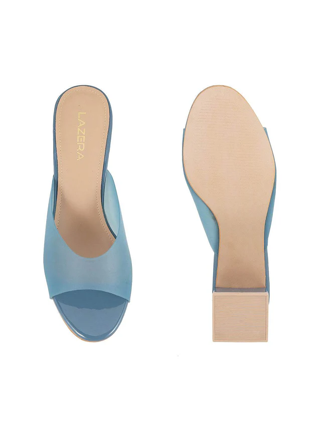 Womens Casual Chic Medium Heel Chappal