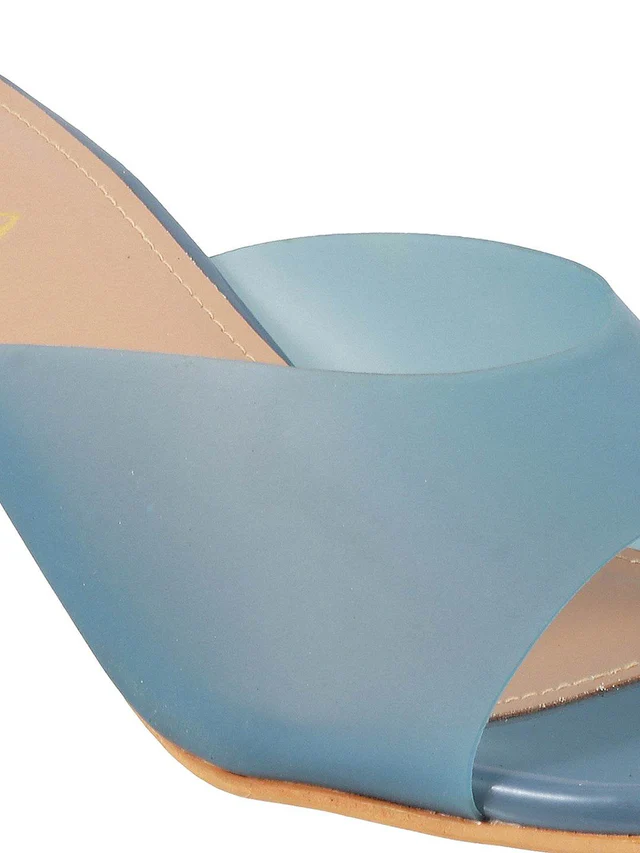 Womens Casual Chic Medium Heel Chappal