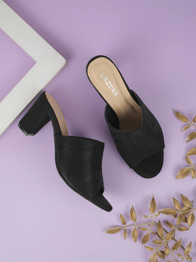 Womens Casual Chic Medium Heel Chappal