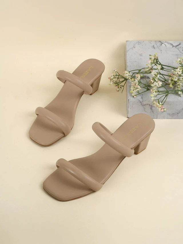 Women's Minimalist Block Heel Sandals