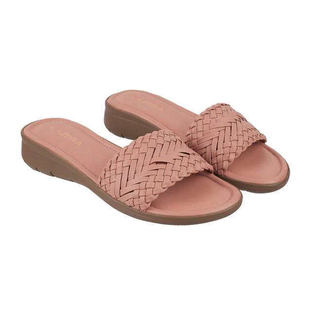 Womens Woven Slide Sandals