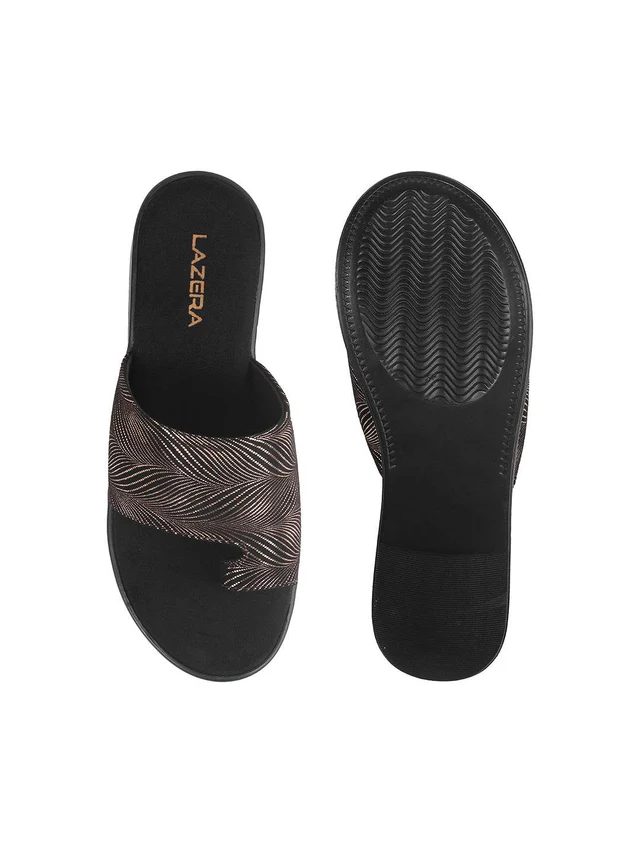 Womens Mid-Heel Platform Slip-on Chappal