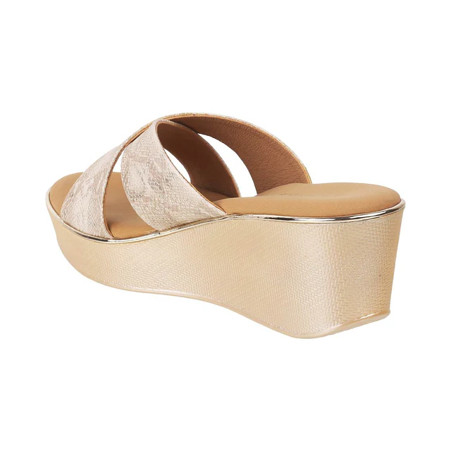 Womens LuxeWeave Cross Strap Wedges