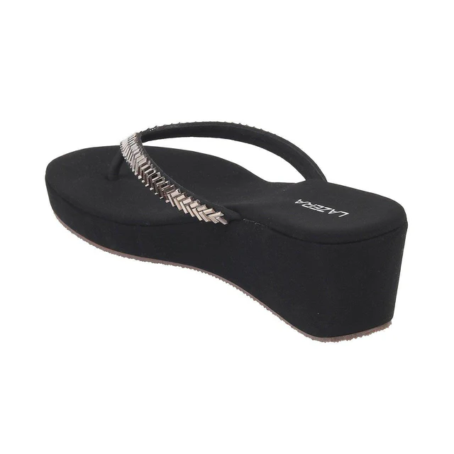 Womens Elegant Medium Heel Platform Formal Chappal