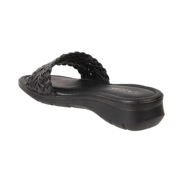 Womens Woven Slide Sandals