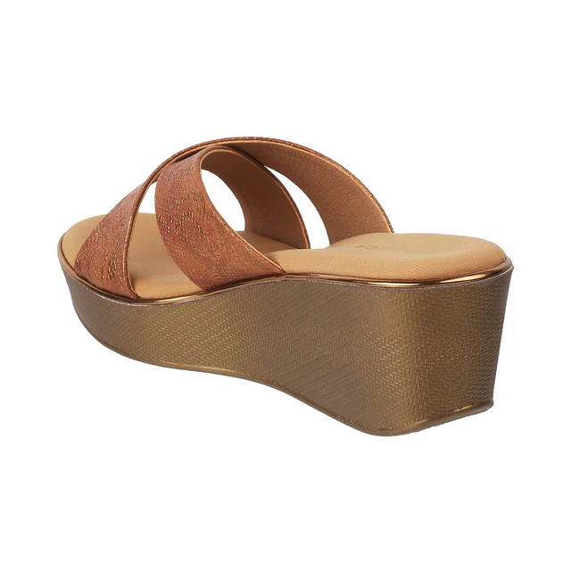 Womens LuxeWeave Cross Strap Wedges