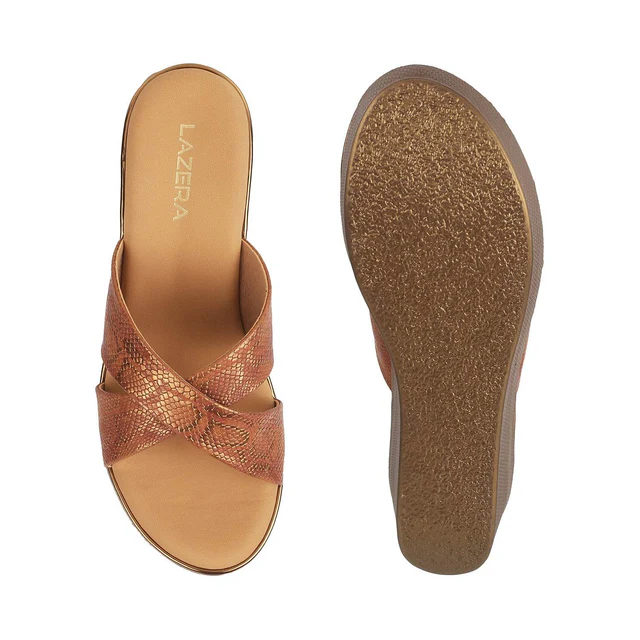 Womens LuxeWeave Cross Strap Wedges