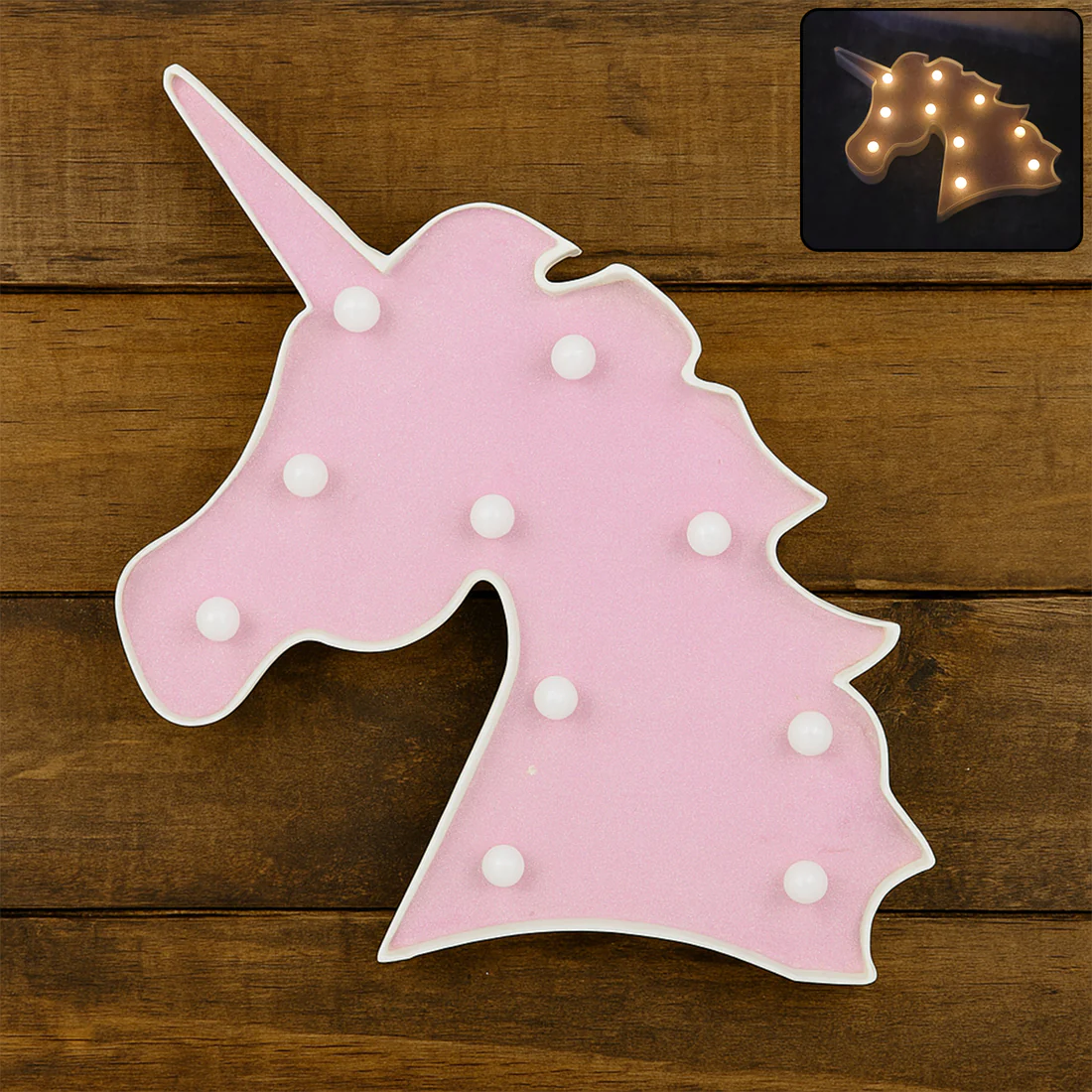 Unicorn Shape LED Decorative Night Light for Kids Bedroom