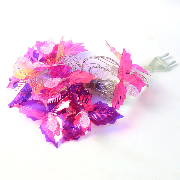 Decorative LED Leaf String Light for Home Decoration 4 Meter