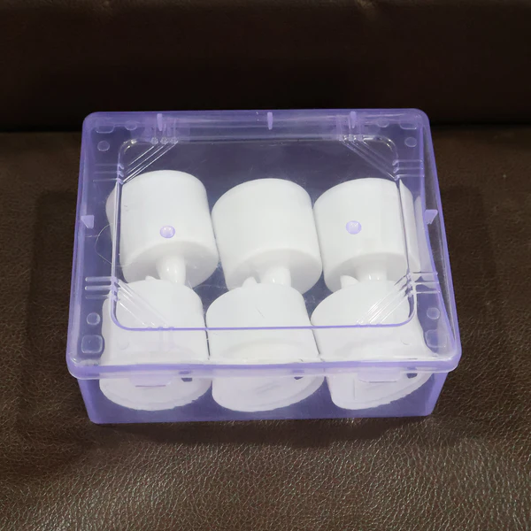 Blue LED Tea Light Candles Decorative Set of 6 Pieces