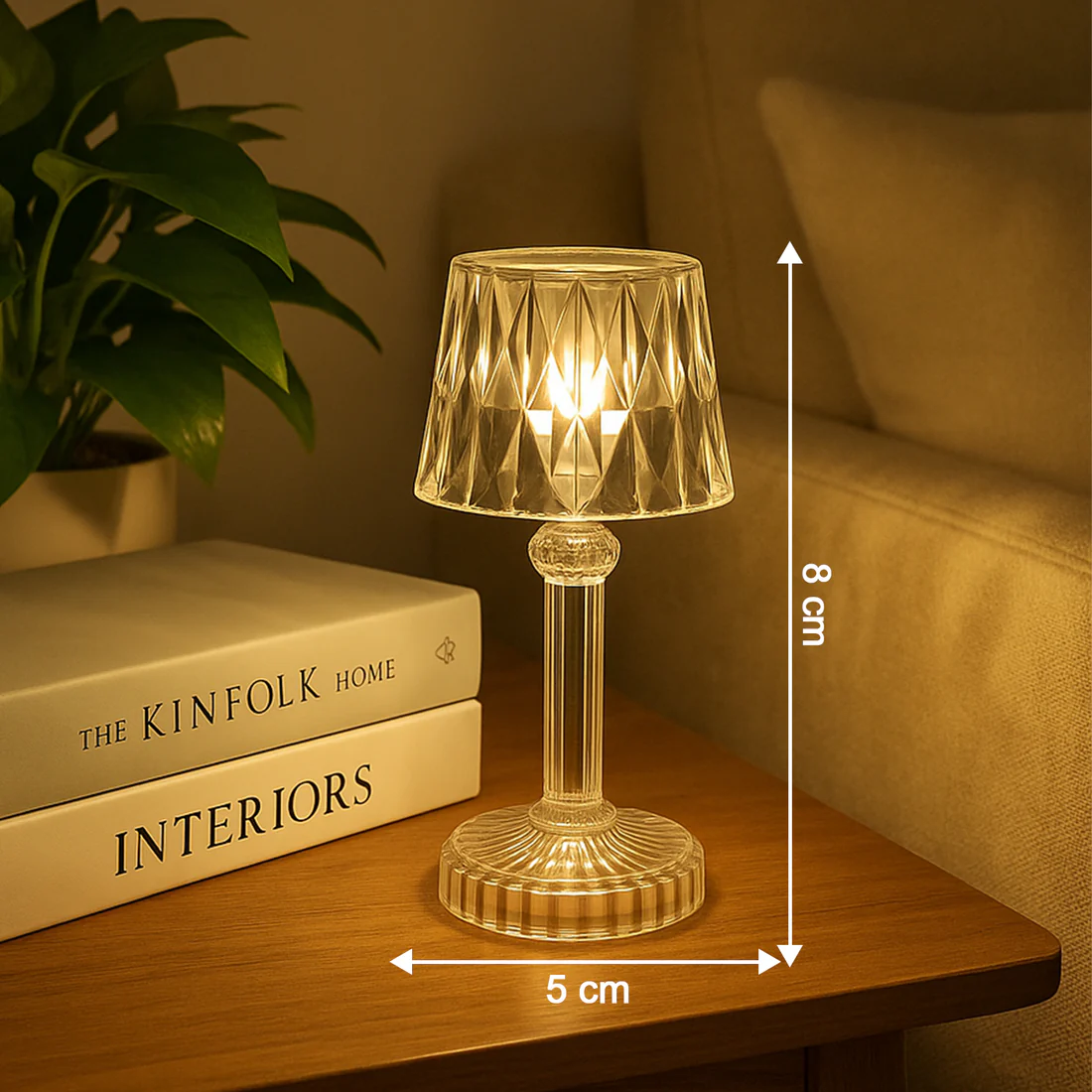 Battery Operated Decorative LED Mini Table Lamps Set of 3