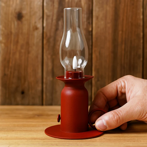 Vintage Style Plastic LED Candle Light D...