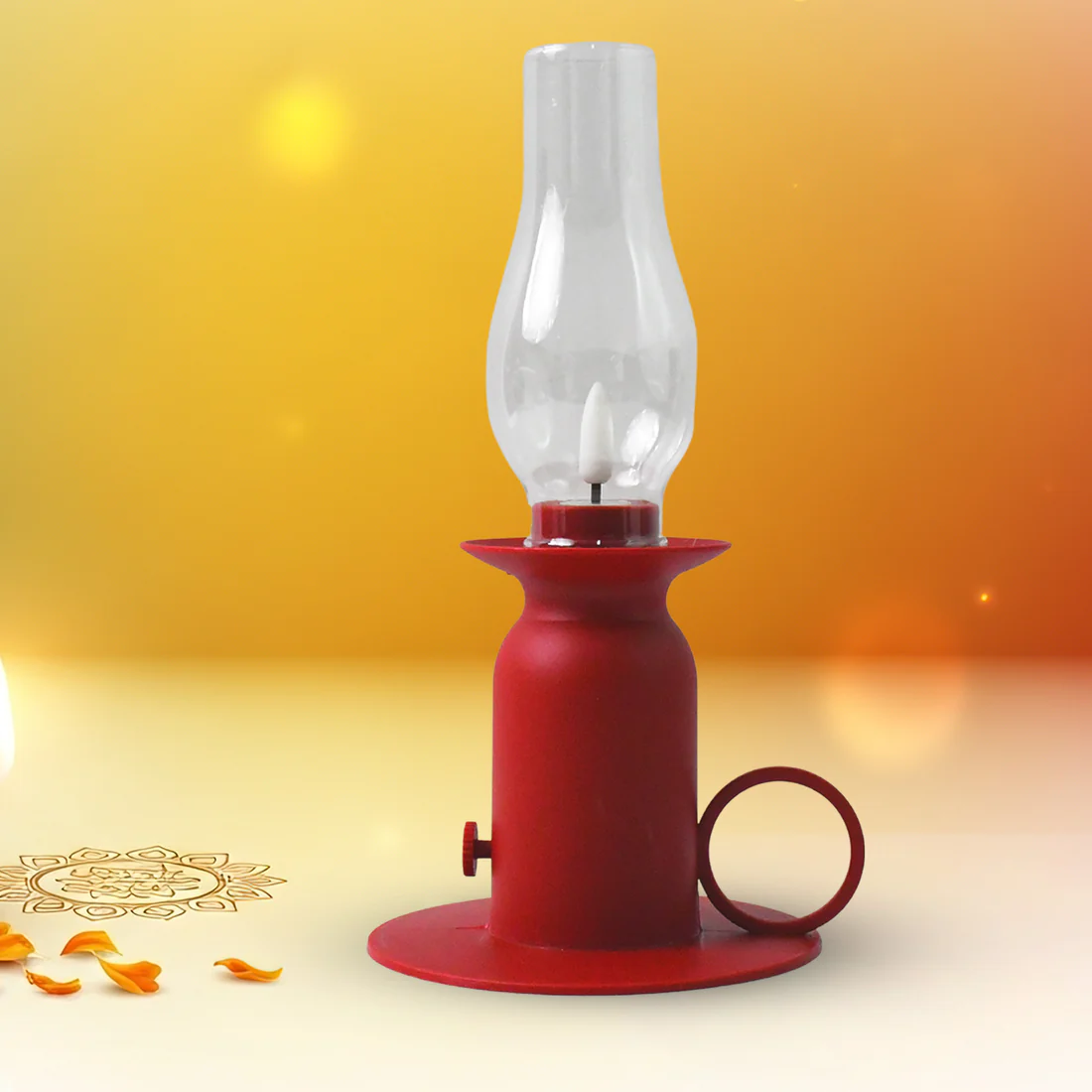 Vintage Style Plastic LED Candle Light Decorative Lamp