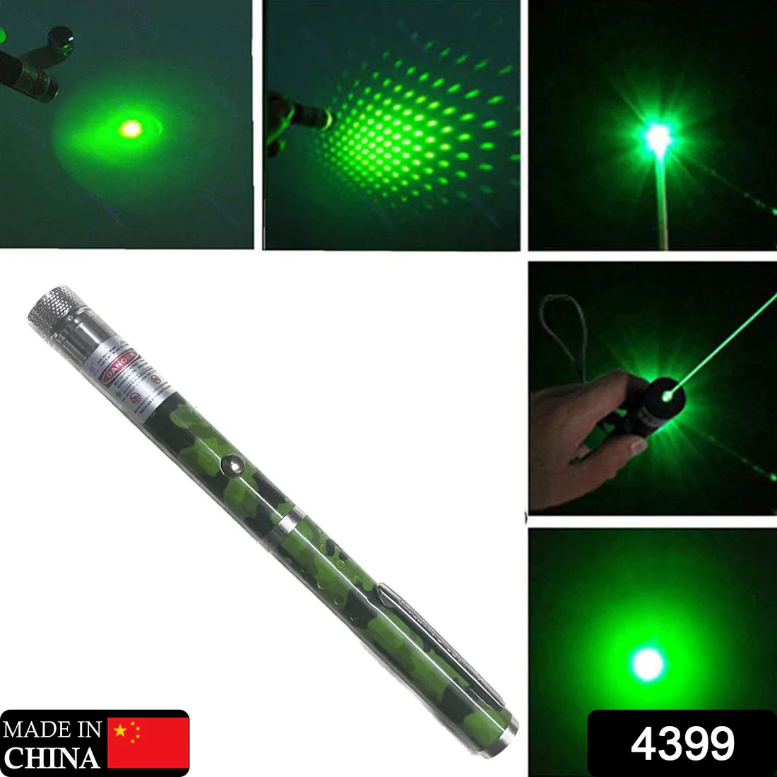 Green Laser Disco Pointer Light with Adjustable Pattern Cap