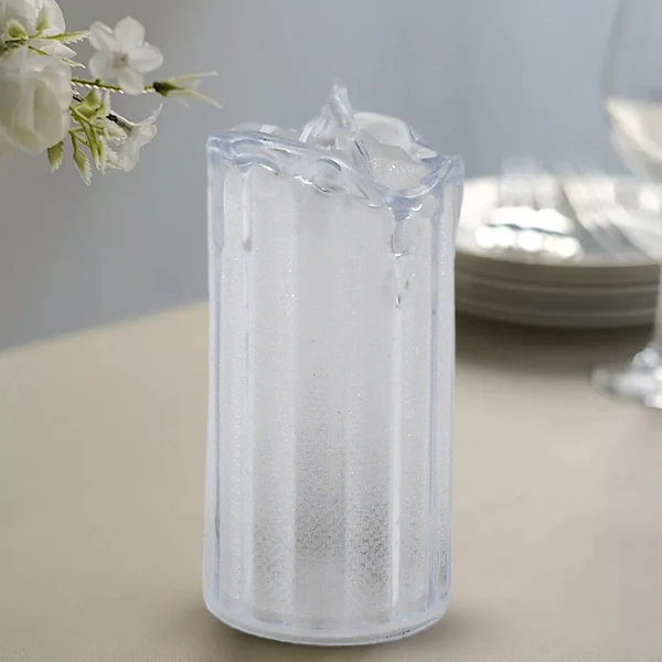 Flameless Smokeless LED Melting Candles Decorative Set of 24