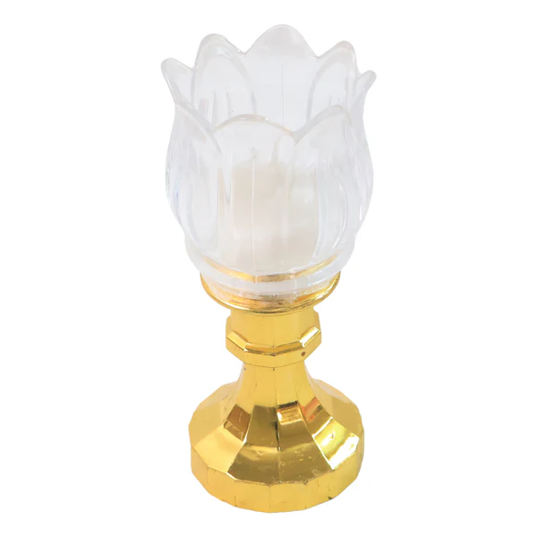 Premium Lotus Shape LED Decorative Lamp with Stand