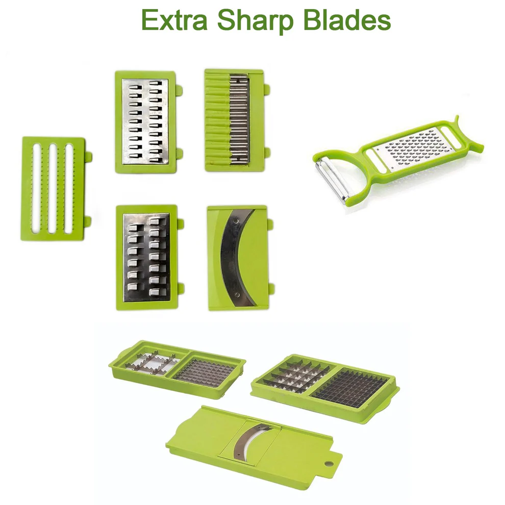Plastic 13 in 1 Manual Vegetable Grater Slicer