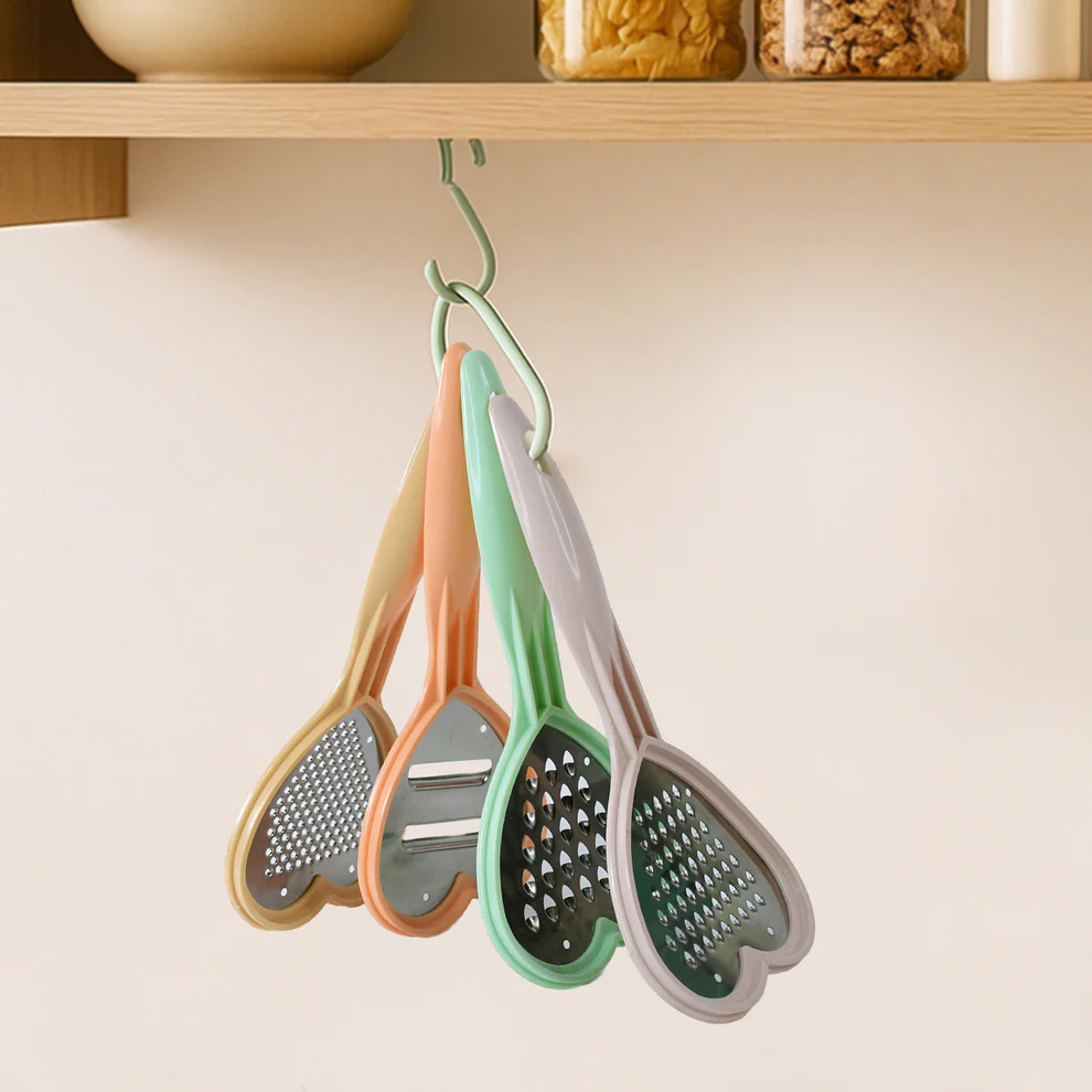 Heart Shape Grater and Slicer Set Kitchen Tool