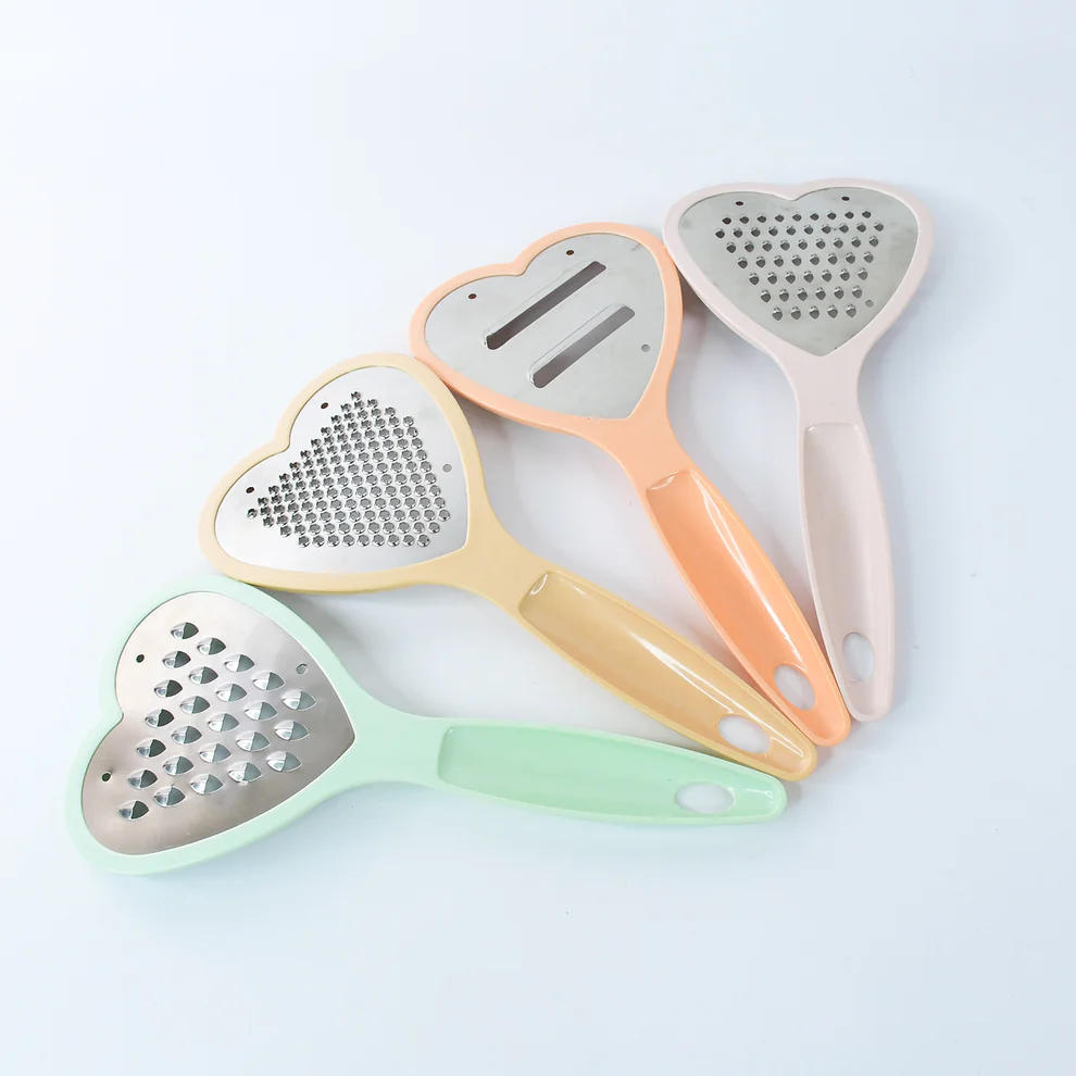 Heart Shape Grater and Slicer Set Kitchen Tool