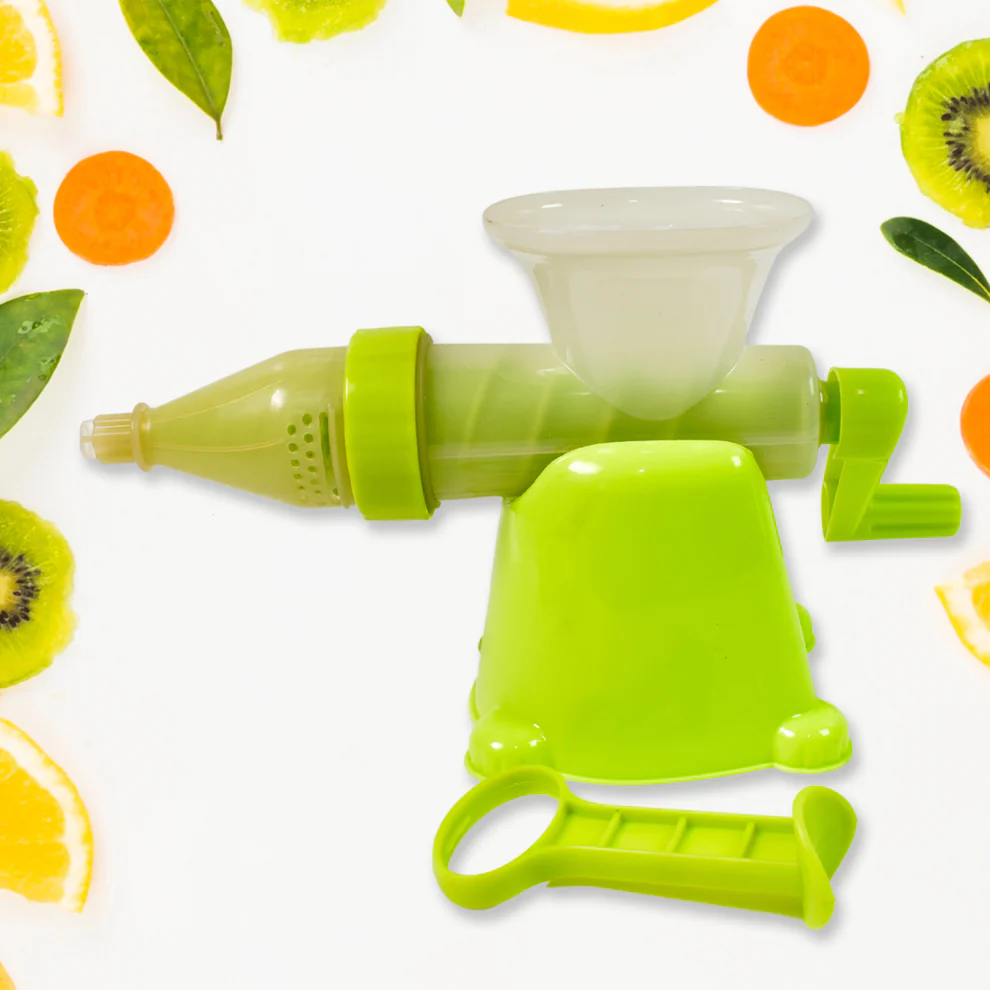 Manual Plastic Juicer for Fruits Vegetables