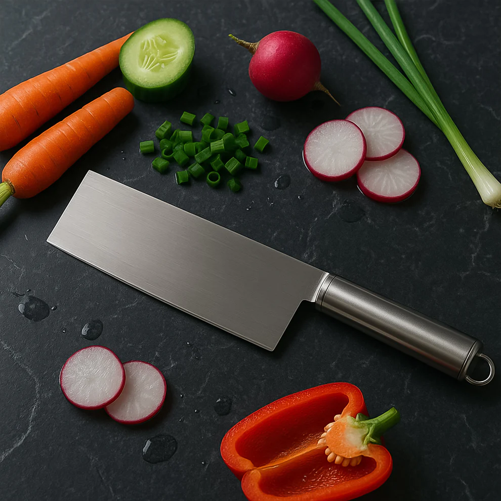 Professional Stainless Steel Vegetable Cleaver Knife