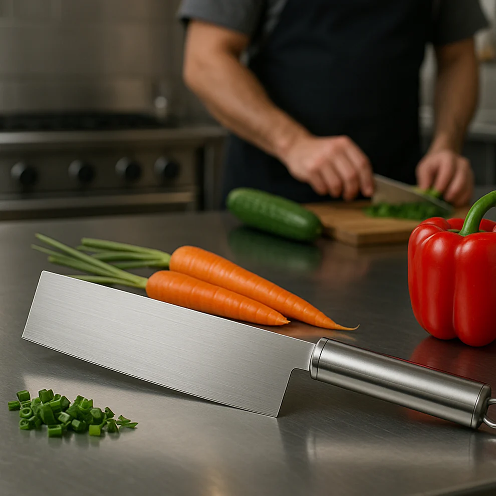 Professional Stainless Steel Vegetable Cleaver Knife