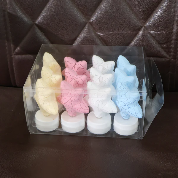 Star Shape Decorative LED Tealight Candles Set of 12