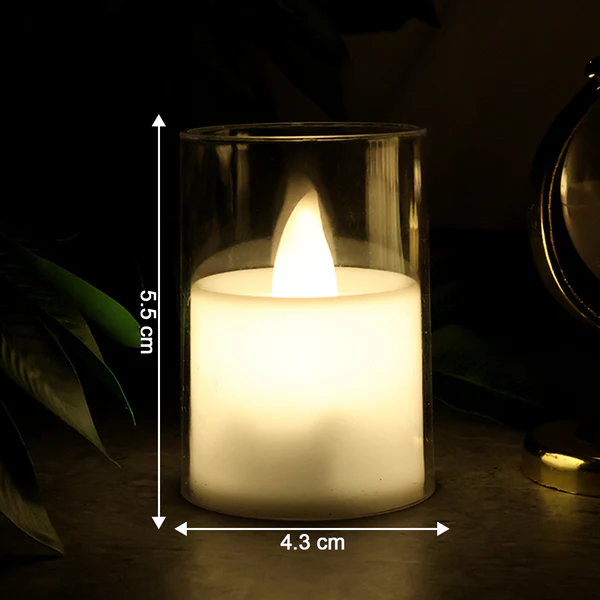 Smokeless LED Tealight Candles Decorative Pack of 24