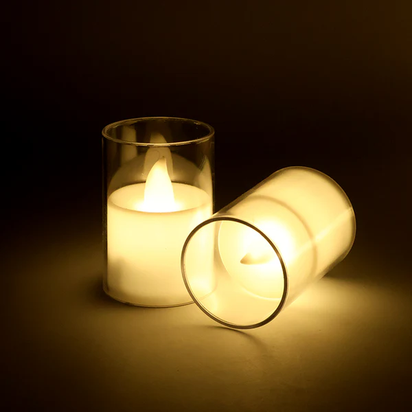 Smokeless LED Tealight Candles Decorative Pack of 24