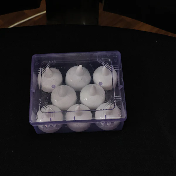 Round LED Flameless Tealight Candles Set of 8