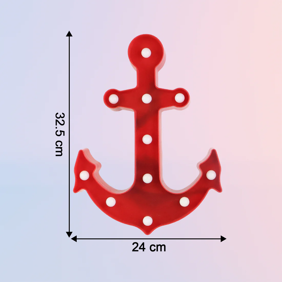 Anchor Shape LED Decorative Night Lamp for Home Decor
