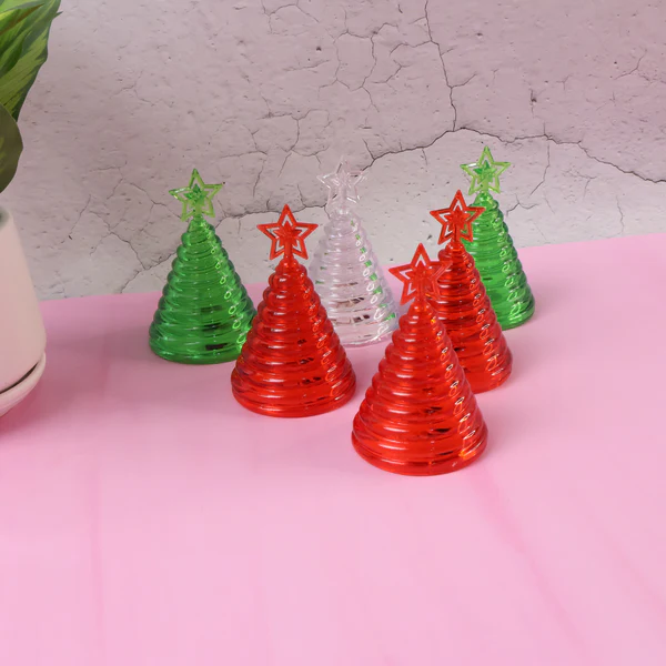 LED Christmas Tree Decorative Lights Set of 6 Pieces