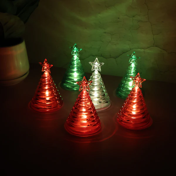 LED Christmas Tree Decorative Lights Set of 6 Pieces