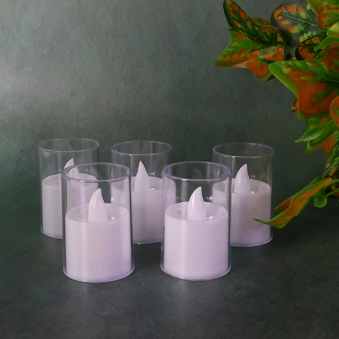 Flameless LED Votive Candles Decorative Lighting Set