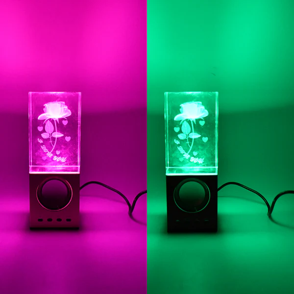 3D Mix Design LED Light Desk Decorative Showpiece